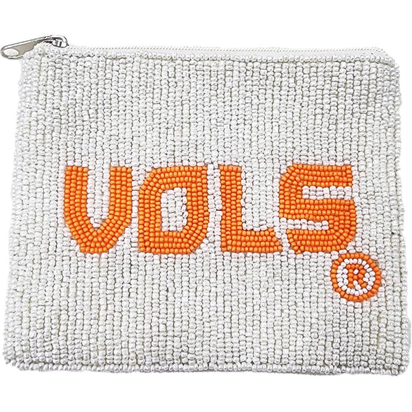 Tennessee Vols Coin Pouch White