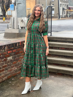 Christmas Plaid Dress