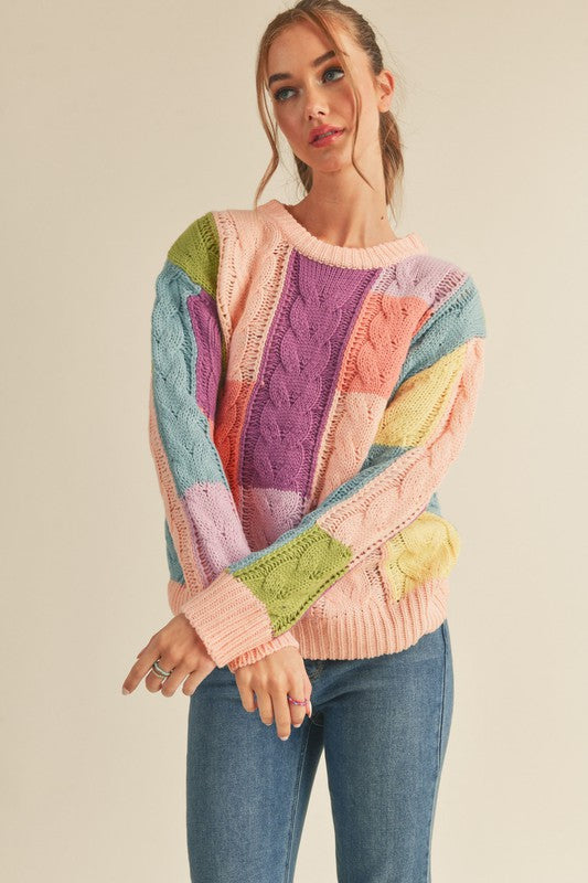 Multi Coloured Knitted Jumper