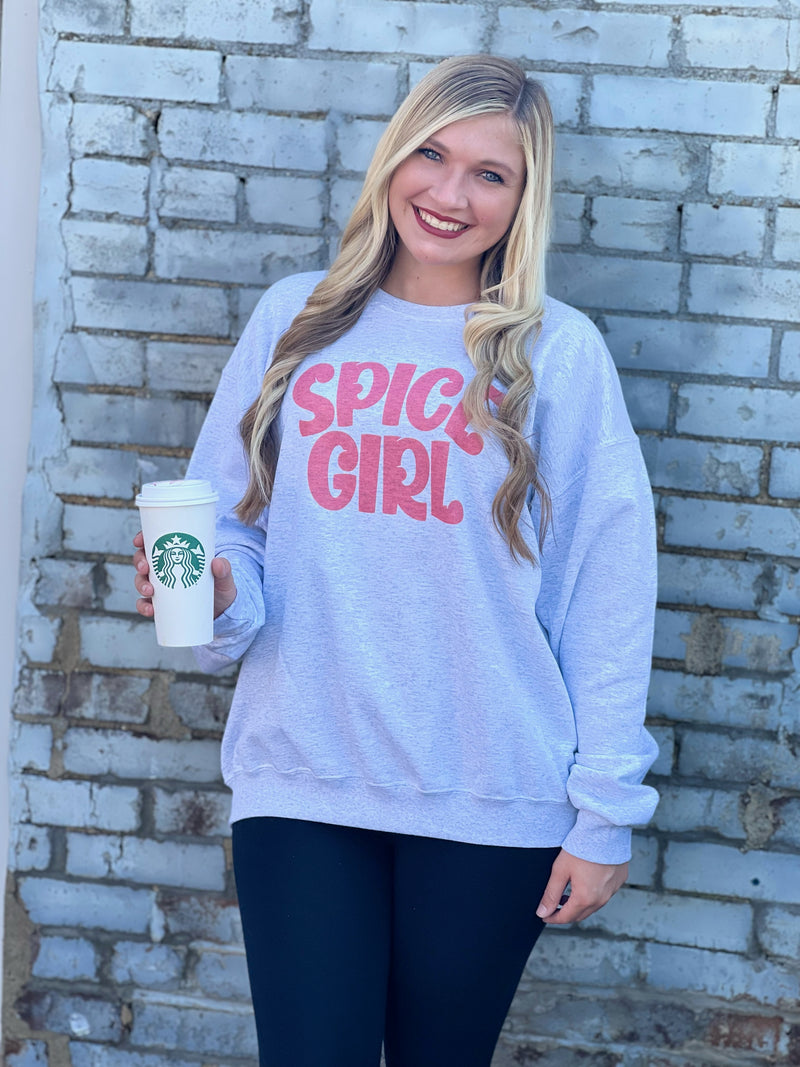 Spice Girl Sweatshirt Ash Gray